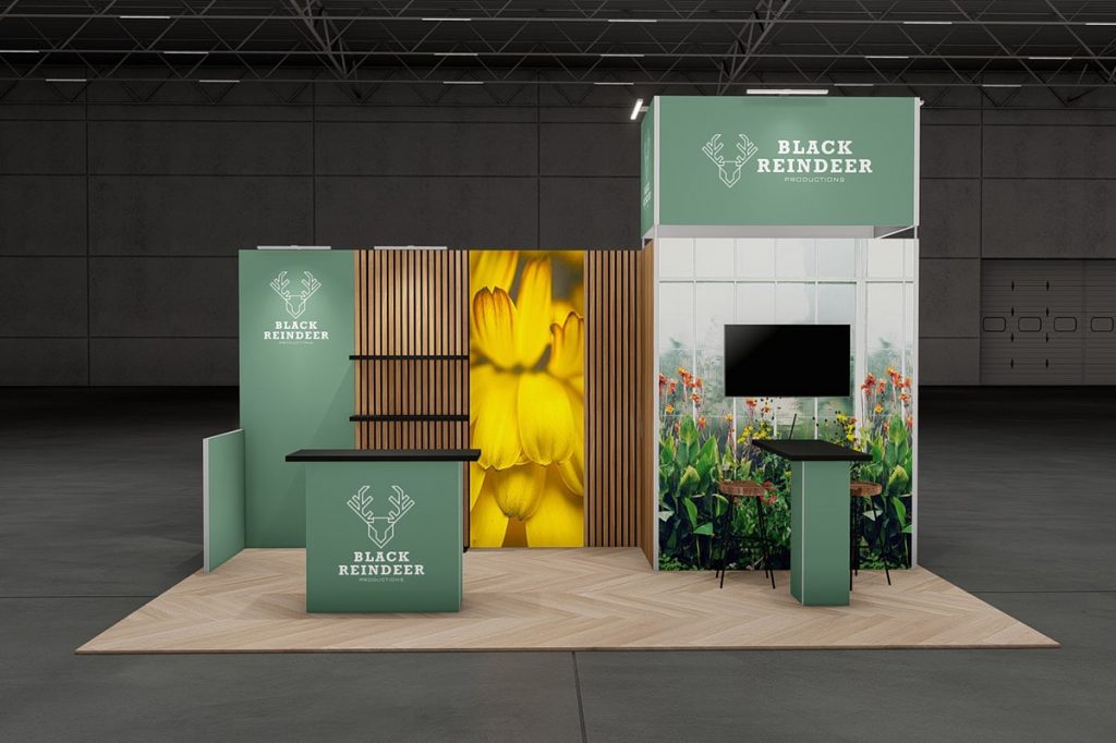 Black Reindeer Modulaire beursstand kopstand premium