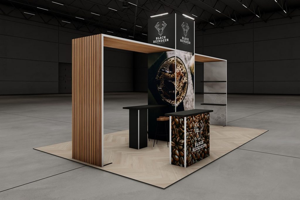 Modulaire beursstand eilandstand premium
