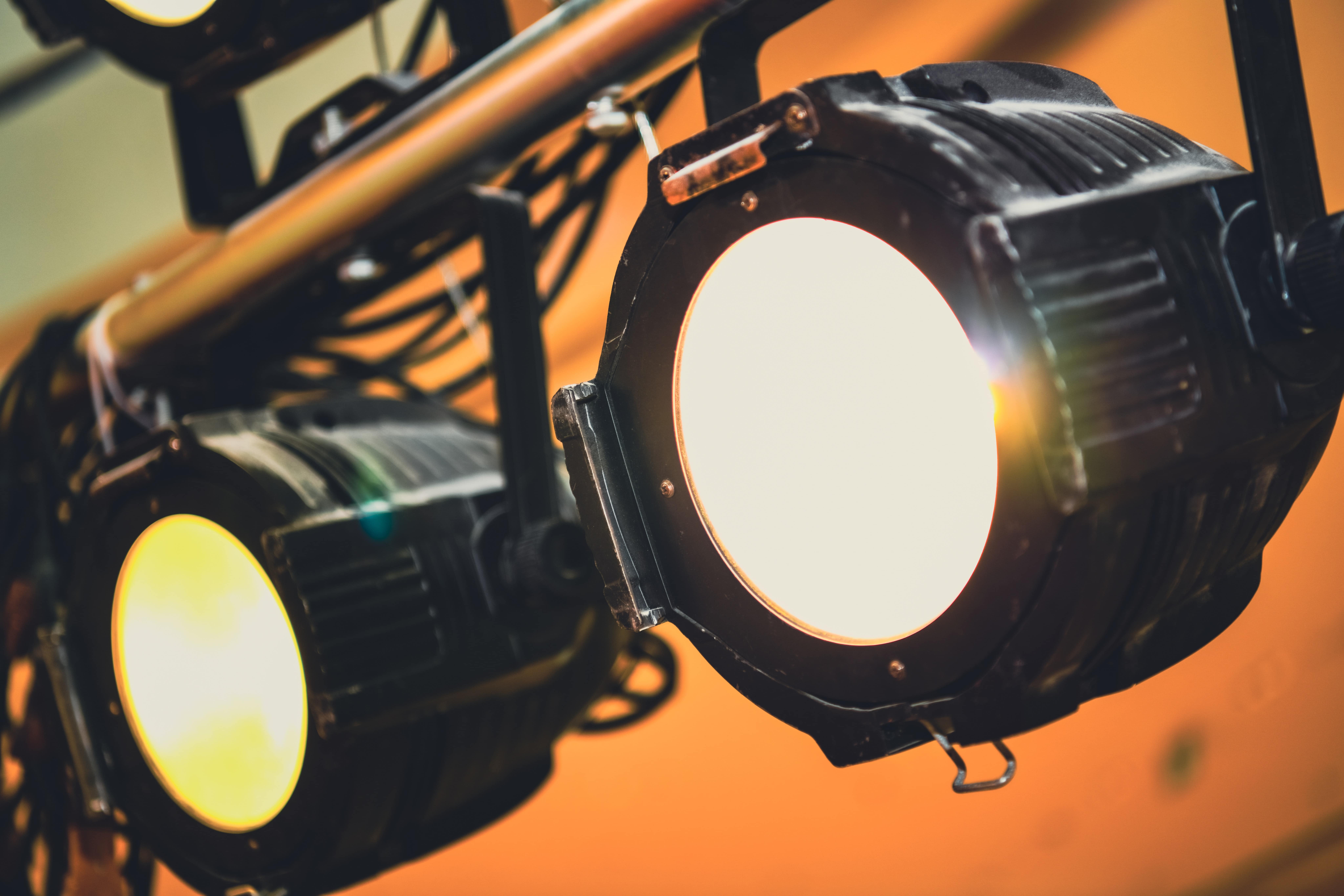 Beursstand verlichting